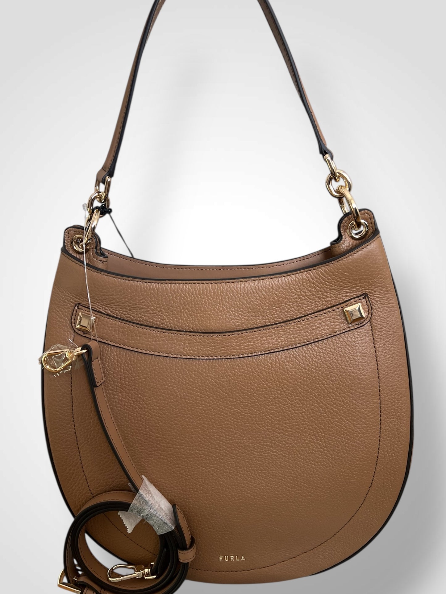 FURLA NET M HOBO – Vitello Roma UNI Cognac