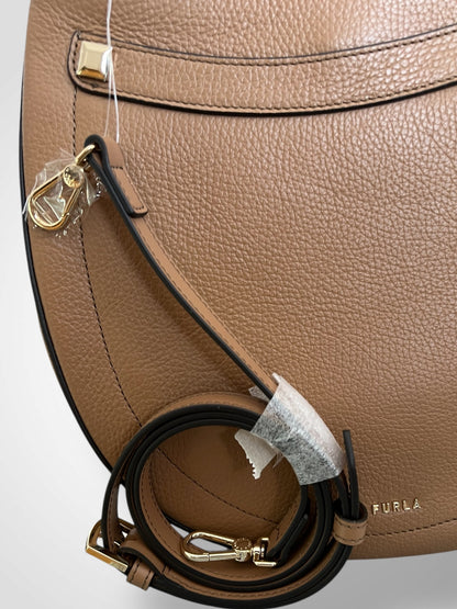 FURLA NET M HOBO – Vitello Roma UNI Cognac