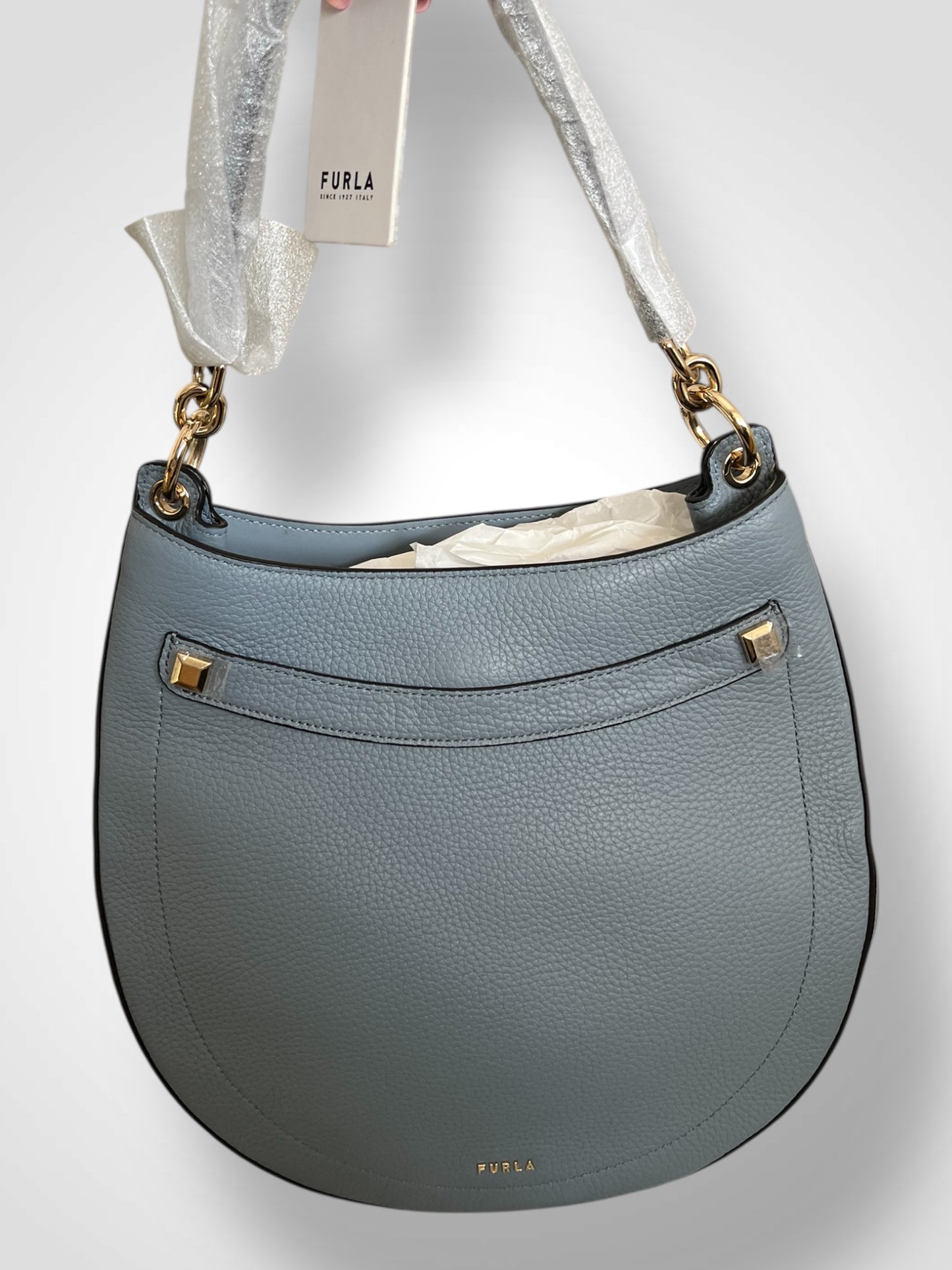 FURLA NET M HOBO – Vitello Roma UNI Toni Blu