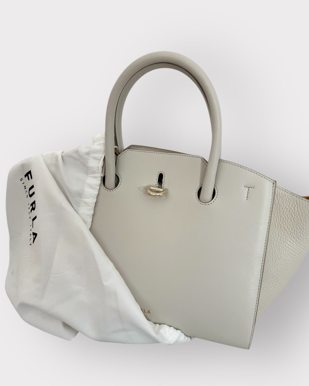Furla Minerva Satchel S – Talco (Vitello Andromeda)