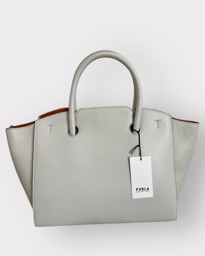 Furla Minerva Satchel S – Talco (Vitello Andromeda)