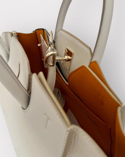 Furla Minerva Satchel S – Talco (Vitello Andromeda)