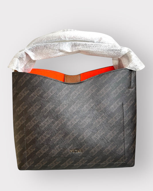 FURLA PRIMULA S HOBO - Tessuto Coated ST Arco Canvas